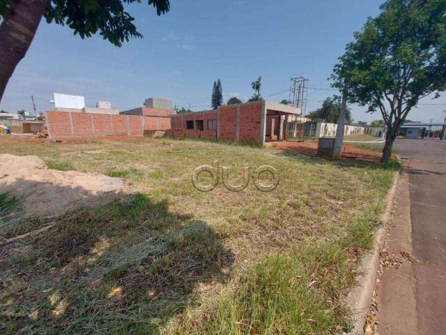 Terreno à venda, 348 m² por R$ 230.000,00 - Campestre - Piracicaba/SP