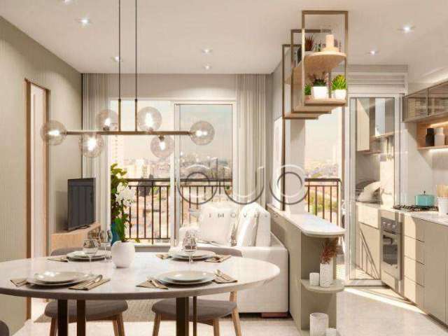 Apartamento com 2 dormitórios à venda, 54 m² por R$ 236.000,00 - Morumbi - Piracicaba/SP