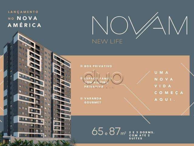 Apartamento com 2 dormitórios à venda, 65 m² por R$ 504.701,00 - Nova América - Piracicaba/SP