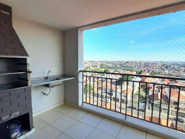 Apartamento com 3 dormitórios para alugar, 85 m² por R$ 2.958,35/mês - Paulista - Piracicaba/SP