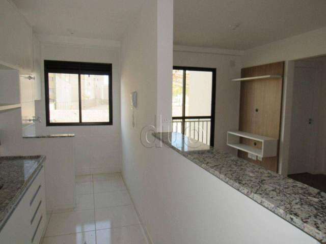 Apartamento com 2 dormitórios para alugar, 58 m² por R$ 1.960,00/mês - Dois Córregos - Piracicaba/SP