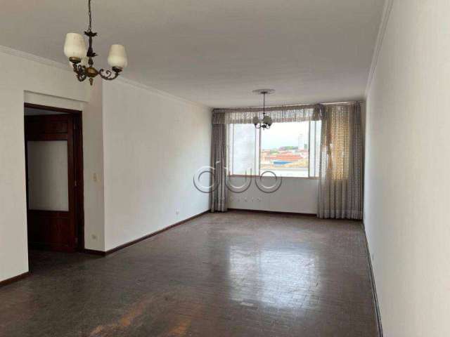 Apartamento com 3 dormitórios para alugar, 155 m² por R$ 1.777,01/mês - Centro - Piracicaba/SP