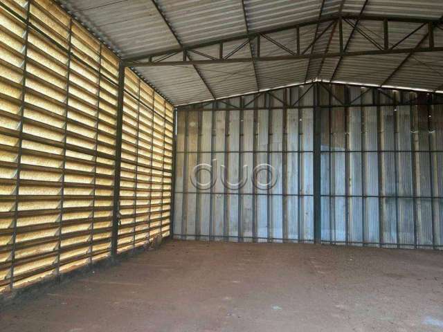 Barracão para alugar, 120 m² por R$ 1.000,01/mês - Dois Córregos - Piracicaba/SP