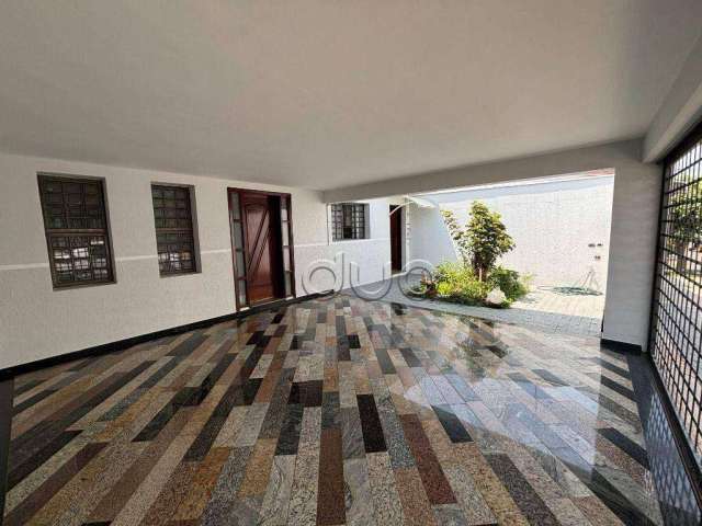 Casa com 3 dormitórios para alugar, 270 m² por R$ 3.630,00/mês - Paulicéia - Piracicaba/SP