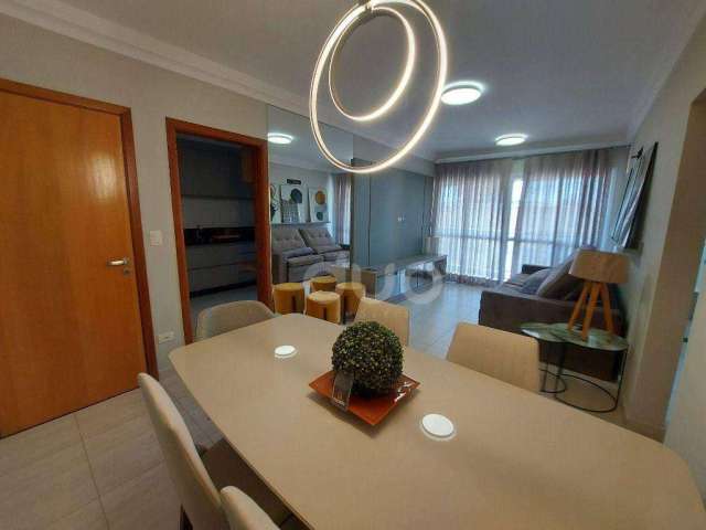 Apartamento com 3 dormitórios à venda, 98 m² por R$ 555.000,00 - Vila Monteiro - Piracicaba/SP