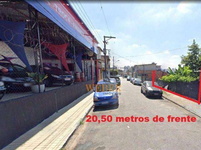 Terreno à venda, 237 m² por R$ 320.000,00 - Parque Pinheiros - Taboão da Serra/SP