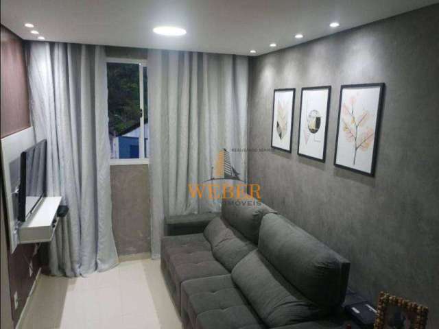 Apartamento com 2 dormitórios à venda, 45 m² por R$ 277.000,00 - Jardim São Luiz - Jandira/SP