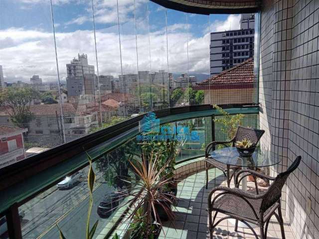 Apartamento com 3 dormitórios à venda, 150 m² por R$ 1.050.000,00 - Embaré - Santos/SP