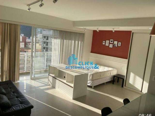 Studio com 1 dormitório para alugar, 50 m² por R$ 4.600,00/mês - José Menino - Santos/SP