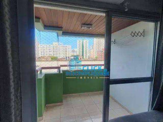 Apartamento com 2 dormitórios à venda, 114 m² por R$ 435.000,00 - Encruzilhada - Santos/SP