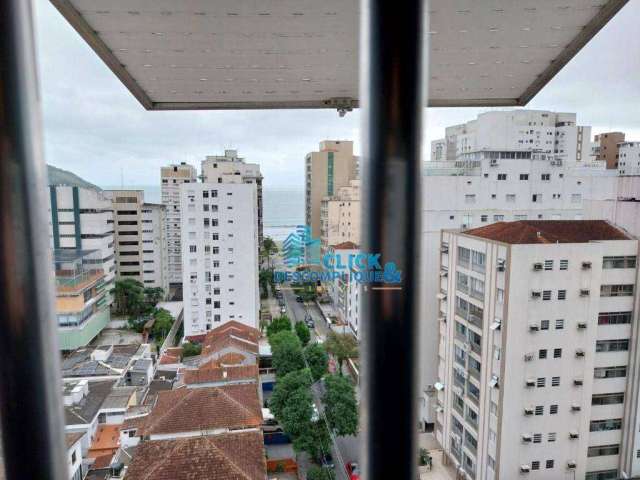 Apartamento - venda - sala living - aparecida - santos/sp (ap8231)