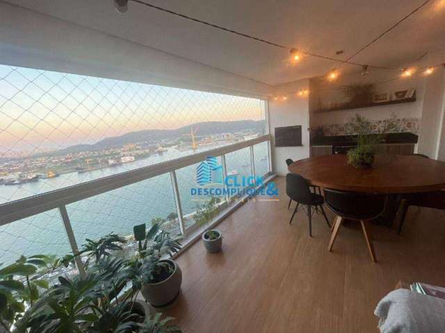 Apartamento - venda - 3 quartos (1 suíte) - 2 vagas - lazer - ponta da praia - santos/sp (ap8252)