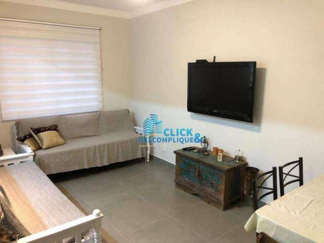 Apartamento - venda - 1 quarto - porteira fechada - boqueirão - santos/sp (ap8450)