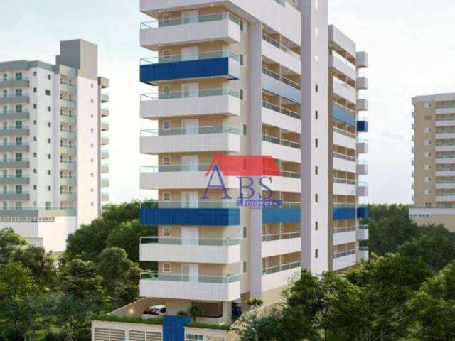 Apartamento com 2 dormitórios à venda, 71 m² por R$ 581.000,00 - Vila Guilhermina - Praia Grande/SP