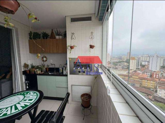 Apartamento com 3 dormitórios à venda, 85 m² por R$ 1.350.000 - Boqueirão - Santos/SP