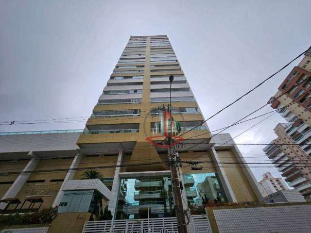 Apartamento de 3 dormitórios sendo 1 suíte a venda em Praia Grande, mobiliado e vista mar