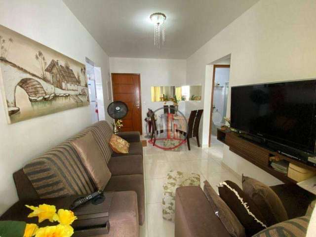 Apartamento com 2 dormitórios à venda, 61 m² por R$ 470.000 - Canto do Forte - Praia Grande/SP