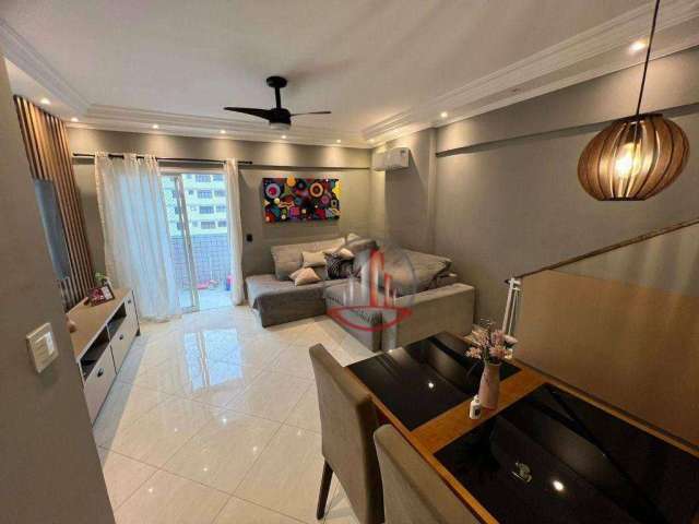 Apartamento Duplex com 2 dormitórios à venda, 105 m² por R$ 680.000 - Tupi - Praia Grande/SP