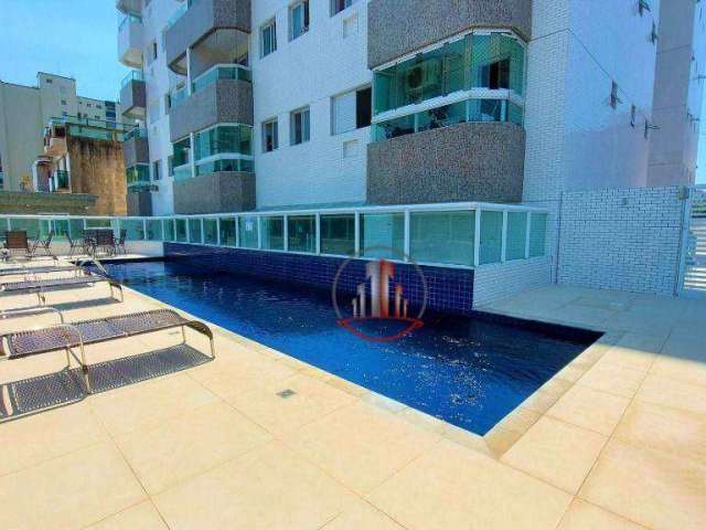 Apartamento com 2 dormitórios à venda, 60 m² por R$ 360.000,00 - Vila Guilhermina - Praia Grande/SP