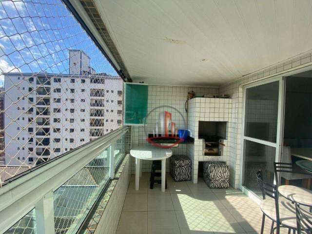 Apartamento com 2 dormitórios à venda, 84 m² por R$ 520.000,00 - Vila Guilhermina - Praia Grande/SP