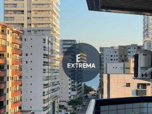 Apartamento com 2 dormitórios à venda, 85 m² por R$ 550.000,00 - Canto do Forte - Praia Grande/SP