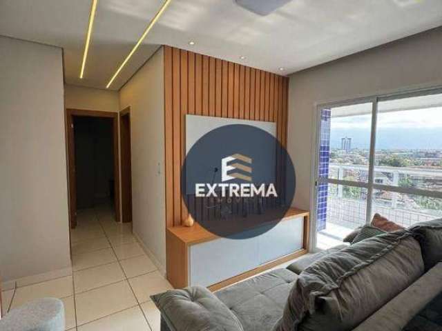 Apartamento com 2 dormitórios à venda, 58 m² por R$ 365.000,00 - Caiçara - Praia Grande/SP