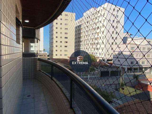 Apartamento 1 dormitório com suíte e vista mar guilhermina