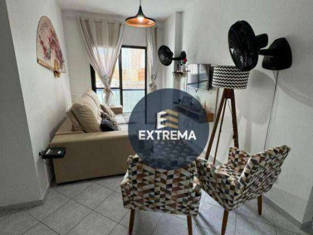 Apartamento de 1 dormitório a venda erm Praia Grande, porteira fechada