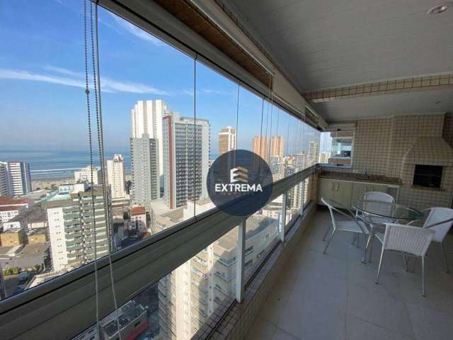 Apartamento com 3 suítes vista mar boqueirão