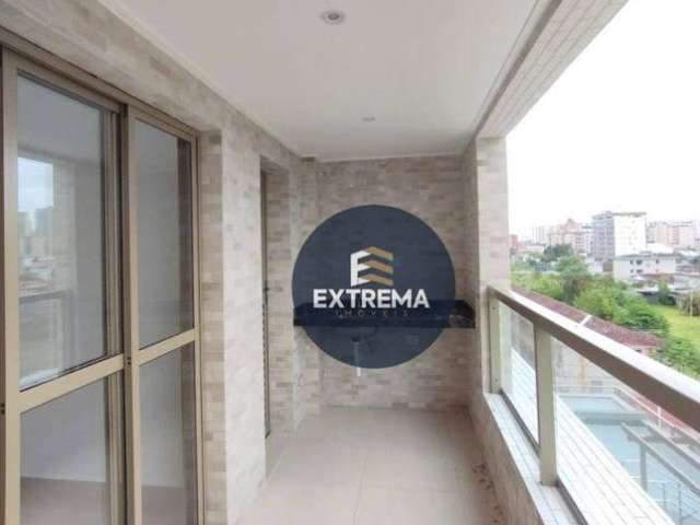 Apartamento com 2 dormitórios à venda, 63 m² por R$ 450.000,00 - Canto do Forte - Praia Grande/SP