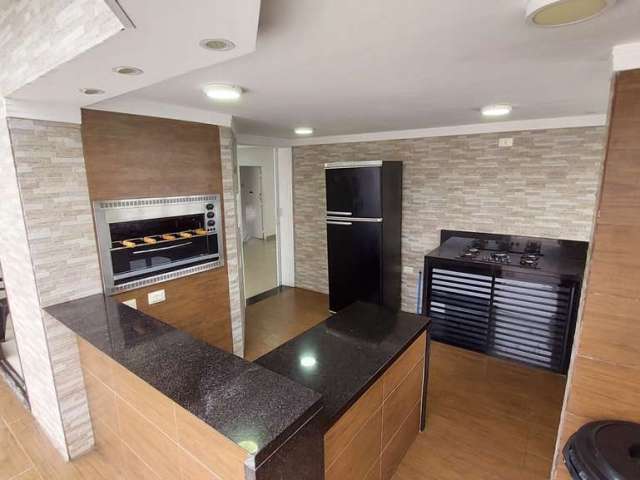 Apartamento vista mar com 2 dormitórios sendo 1 suite à venda, 80 m² por R$ 435.000,00 - Boqueirão - Praia Grande/SP