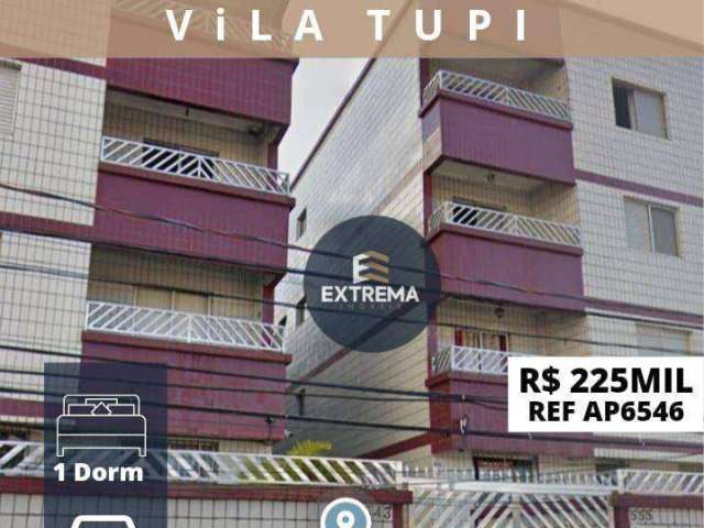 OPORTUNIDADE Apartamento com 1 dormitório à venda, 48 m² por R$ 225.000,00- Tupi - Praia Grande/SP