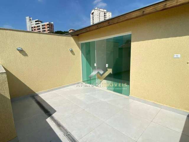 Cobertura com 2 dormitórios à venda, 82 m² por R$ 470.000,00 - Vila Curuçá - Santo André/SP