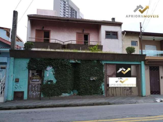 Sobrado com 4 dormitórios, 321 m² - venda por R$ 1.100.000,00 ou aluguel por R$ 5.000,00/mês - Vila Homero Thon - Santo André/SP