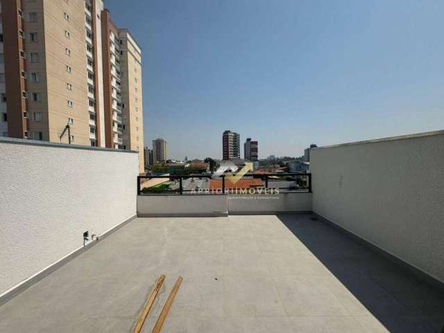 Cobertura com 2 dormitórios à venda, 86 m² por R$ 550.000,00 - Jardim Bela Vista - Santo André/SP