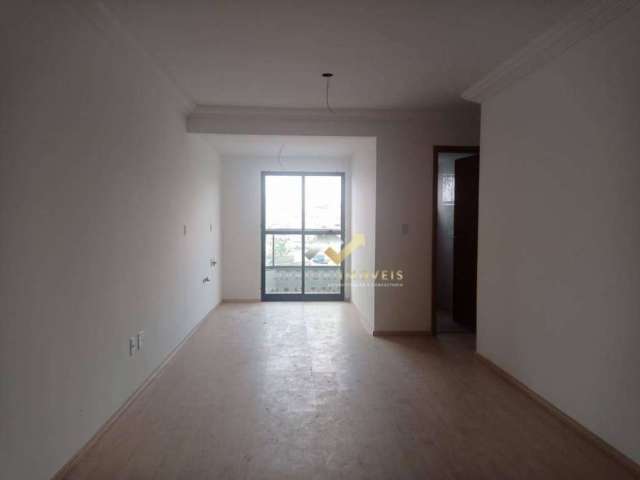 Apartamento com 2 dormitórios para alugar, 60 m² por R$ 2.500,00/mês - Vila Alzira - Santo André/SP