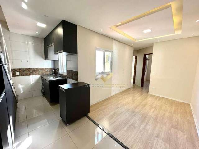 Cobertura com 2 dormitórios à venda, 94 m² por R$ 385.000,00 - Vila Junqueira - Santo André/SP