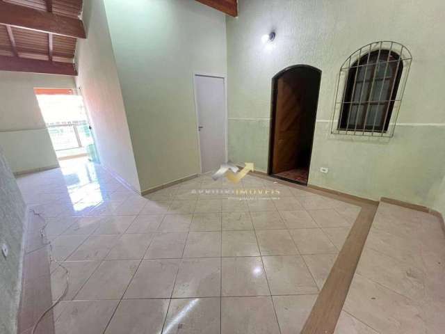 Casa com 2 dormitórios para alugar, 65 m² por R$ 1.348,00/mês - Jardim Rina - Santo André/SP