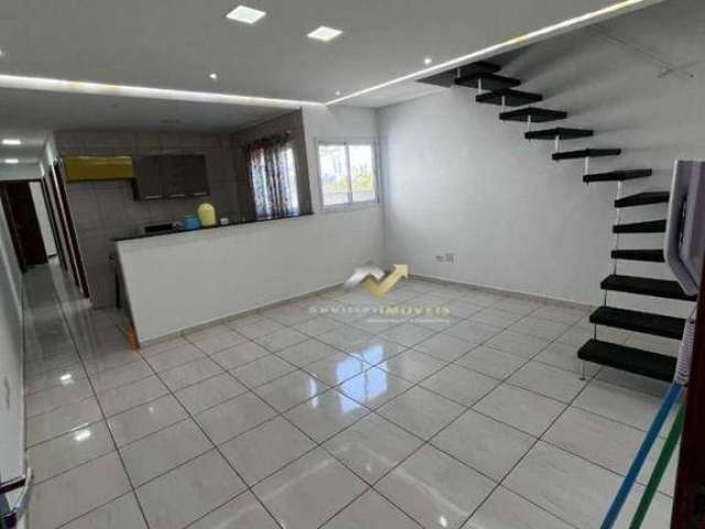 Cobertura com 3 dormitórios à venda, 120 m² por R$ 550.000,00 - Vila Pires - Santo André/SP