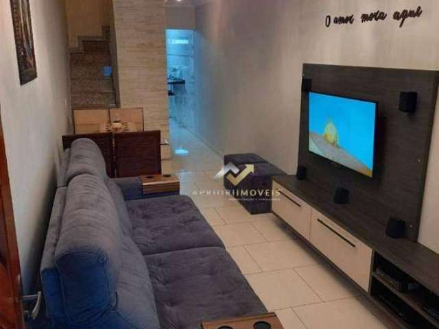 Sobrado com 2 dormitórios à venda, 70 m² por R$ 440.000,00 - Jardim Utinga - Santo André/SP