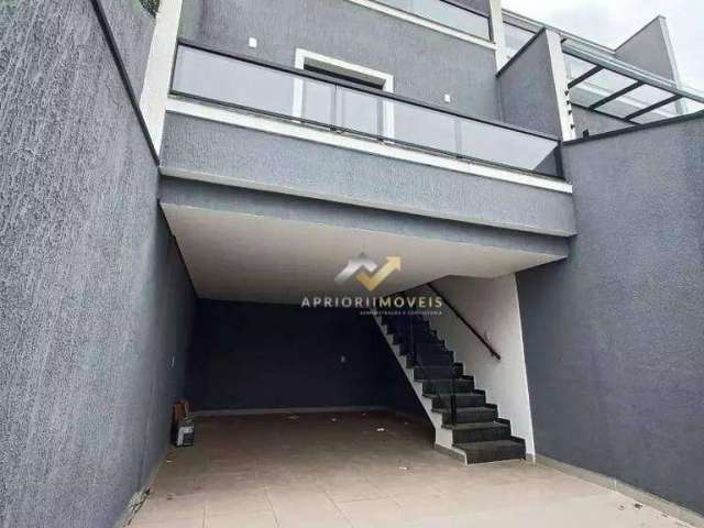 Sobrado com 3 dormitórios à venda, 141 m² por R$ 800.000,00 - Jardim Santo Antônio - Santo André/SP