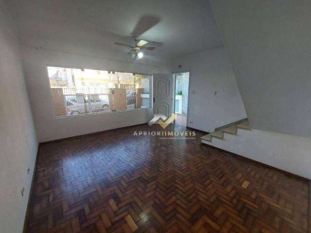 Sobrado com 3 dormitórios, 117 m² - venda por R$ 550.000,00 ou aluguel por R$ 2.650,00/mês - Vila Scarpelli - Santo André/SP