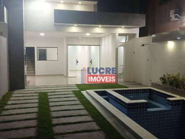 Casa com 3 suítes à venda, 210 m² por R$ 550.000 - Cidade Balnearia Novo Mundo -Carapibus,  Conde/PB