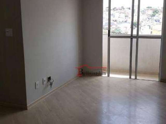 Apartamento com 2 dormitórios para alugar, 60 m² - Vila Camilópolis - Santo André/SP