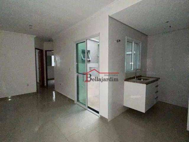 Apartamento com 2 dormitórios à venda, 45 m² - Bairro Campestre - Santo André/SP