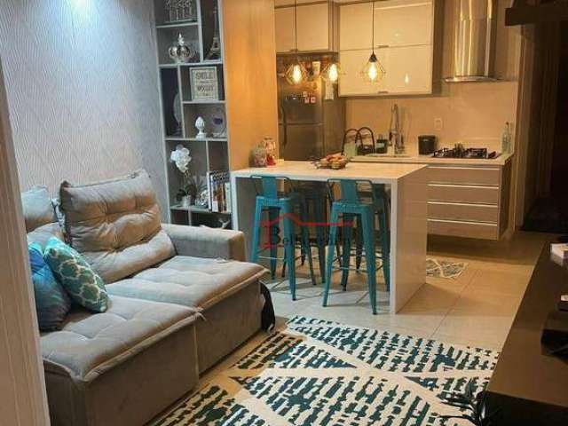 Apartamento com 2 dormitórios, 53 m² - venda ou aluguel - Bairro Jardim - Santo André/SP