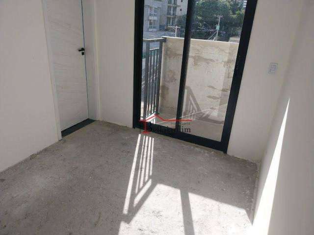 Apartamento com 1 dormitório à venda, 38 m² - Bairro Campestre - Santo André/SP