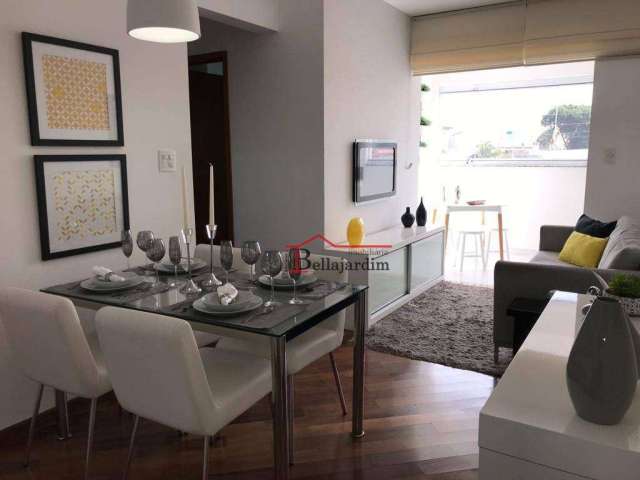 Apartamento com 2 dormitórios à venda, 60 m² - Bairro Campestre - Santo André/SP