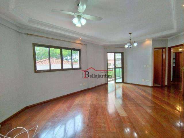 Apartamento com 3 dormitórios para alugar, 98 m² - Bairro Jardim - Santo André/SP