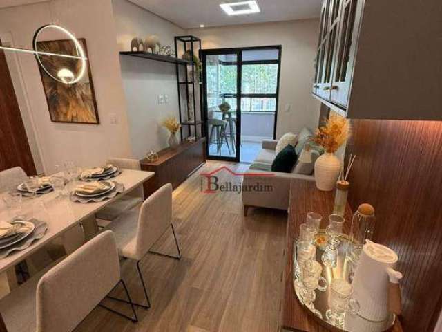 Apartamento com 2 dormitórios à venda, 64 m² - Bairro Campestre - Santo André/SP